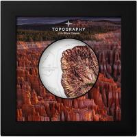 Cook Islands - 25 CID Topographie: Bryce Canyon 2026 - 5 Oz Silber PP Color