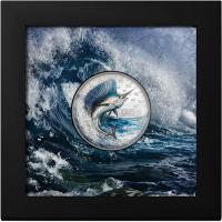 Cook Island - 5 CID Born for Speed: Segelfisch 2027 - 1 Oz Silber PP Color