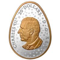 Kanada 20 CAD National Ballett Kanadas 75. Jahrestag 2026 1 Oz Silber PP Gilded Rückseite