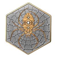 Kanada - 20 CAD Naturfreude: Spinne 2026 - 1 Oz Silber Reverse Proof Gilded