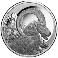 Niue 1 NZD Lunar Serie: Ziege 2027 1 Oz Silber PP