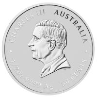 Australien 0,5 AUD Lunar III Ziege 2027 1/2 Oz Silber Rückseite