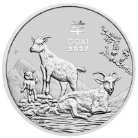 Australien - 1 AUD Lunar III Ziege 2027 - 1 Oz Silber
