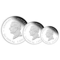 Australien 3,5 AUD Lunar III Ziege 2027 3,5 Oz Silber PP Rückseite