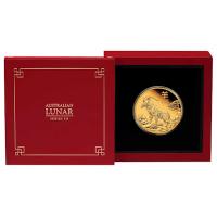 Australien - 100 AUD Lunar III Ziege 2027 - 1 Oz Gold PP