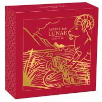 Australien - 100 AUD Lunar III Ziege 2027 - 1 Oz Gold PP