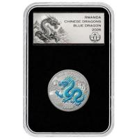 Ruanda - 10 RWF Blue Dragon Azur 2026 - 1/12 Oz Silber Reverse Proof Color