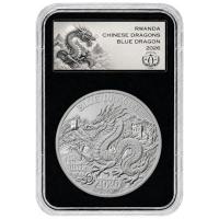 Ruanda - 50 RWF Blue Dragon 2026 - 1 Oz Silber Reverse Proof