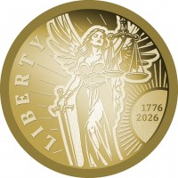 Niue 0,5 NZD Winged Liberty 2026 Gold Prooflike