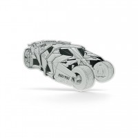 Niue 1 NZD DC Comics(TM) Batman Begins (TM) `05: The Tumbler 1/2 Oz Silber Rückseite