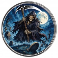 Scottsdale Mint - Halloween: Grim Reaper 2026 - 1 Oz Silber Color