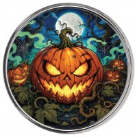 Scottsdale Mint - Halloween: Jack-O´-Lantern 2026 - 1 Oz Silber Color