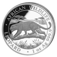 Somalia - African Wildlife Leopard 2026 - 1 Oz Silber