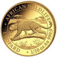 Somalia - 100 Shillings Leopard 2026 - 1/10 Oz Gold