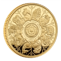 Großbritannien - 25 GBP Tudor Beasts Completer 2027 - 1/4 Oz Gold PP