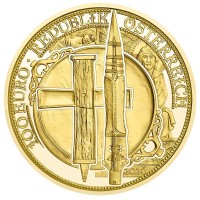 Österreich - 100 EURO Mythen, Schätze & Legenden: Symbole des Göttlichen 2026 - 1/2 Oz Gold PP