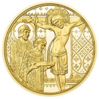 Österreich 100 EURO Mythen, Schätze & Legenden: Symbole des Göttlichen 2026 1/2 Oz Gold PP Rückseite