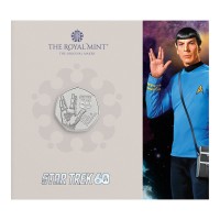 Großbritannien - 0,50 GBP Star Trek(TM) 60. Jahrestag Lebe lang und in Frieden (Live Long and Prosper) 2026 - Blister