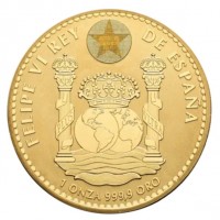 Spanien 1,50 EURO Iberisches Schwein 2026 1 Oz Gold Rückseite