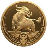 Südafrika 50 Rand Big Five III Büffel 2026 1 Oz Gold PP