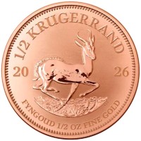 Südafrika - Krügerrand 2026 - 1/2 Oz Gold Reverse Proof