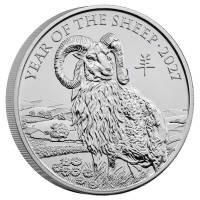 Großbritannien 5 GBP Lunar Jahr des Schafs 2027 Münze Blister