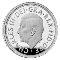 Großbritannien The Silver Sovereign 2027 Silber PP Rückseite