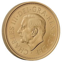 Großbritannien The Five Sovereign Piece 2027 Gold BU Rückseite