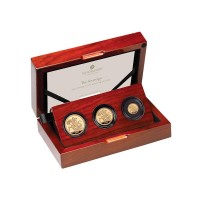 Großbritannien Sovereign Three Coin Set 2027 Gold PP