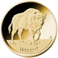 Deutschland - 20 Euro Rückkehr der Wildtiere (5.) Wisent - 1/8 Oz Gold
