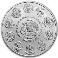Mexiko Libertad Siegesgöttin 2026 1 Oz Silber Rückseite