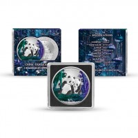 China - 10 Yuan Panda Chamäleon Effekt 2026 - 30g Silber Color