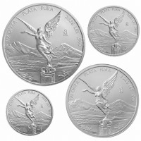 Mexiko Libertad Siegesgöttin Bullion Set 2026 0,9 Oz Silber