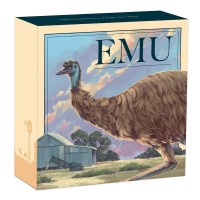 Australien - 1 AUD Emu Color 2026 - 1 Oz Silber Color 2. Ausgabe