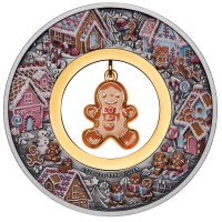 Australien - 2 AUD Gingerbread Christmas 2026 - 2 Oz Silber Antik Finish Color