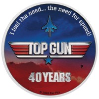 Australien - 1 AUD Top Gun 40. Jubiläum 2026 - 1 Oz Silber Color