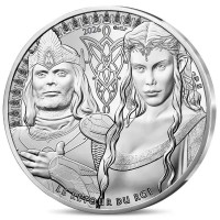 Frankreich - 10 EUR Herr der Ringe(TM) Aragorn und Arwen 2026 - Silber