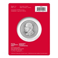 Kanada 5 CAD Treasured Maple Leaf Year of the Goat 2027 1 Oz Silber Rückseite