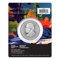 Kanada 5 CAD Treasured Maple Leaf Seetaucher (Loon) 2027 1 Oz Silber Rückseite