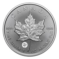 Kanada - 5 CAD Treasured Maple Leaf vierblättriges Kleeblatt 2027 - 1 Oz Silber
