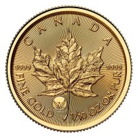 Kanada - 5 CAD Treasured Gold Maple Leaf Seetaucher (Loon) 2027 - 1/10 Oz Gold