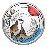 Kanada - 15 CAD Clan Tiere: Otter 2026 - 3/4 Oz Silber PP Color