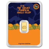 USA Peanuts(R) Its the Great Pumpkin, Charlie Brown 60. Jahrestag 2026 0,5g Gold Rückseite