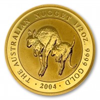 Australien - 50 AUD Känguru 2004 - 1/2 Oz Gold