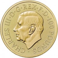 Großbritannien 100 GBP Angel 2026 1 Oz Gold Rückseite