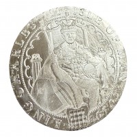 Isle of Man Angel 2026 1 Oz Silber Hammer Struck Rückseite