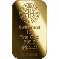 Goldbarren Argor-Heraeus Lunar Jahr der Ziege 2027 10g Gold Rückseite