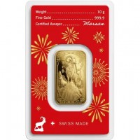 Goldbarren - Argor-Heraeus Lunar Jahr der Ziege 2027 - 10g Gold