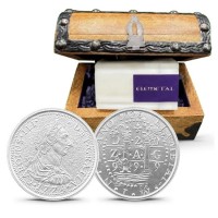 Silbermedaillen Elemetal Schiffswrack Serie: El Cazador 2026 10 x 2 Oz Silber BU High Relief
