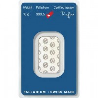 Schweiz - Argor-Heraeus Palladiumbarren - 10g Palladium